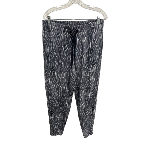 Tommy Bahama Pull On Sea Mist Zesty Zebra Jogger Pants Sz Medium Lounge Active - Picture 1 of 10